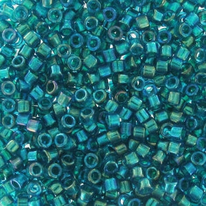 Miyuki Delica 11/0 DB1764 - Emerald Lined Aqua AB