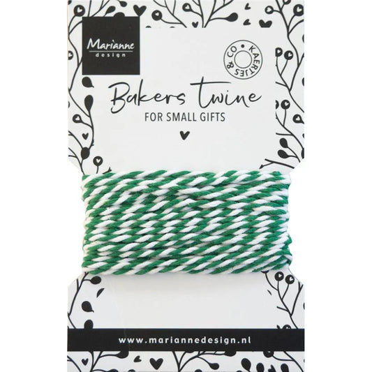 Marianne Design Bakers twine - green/white
