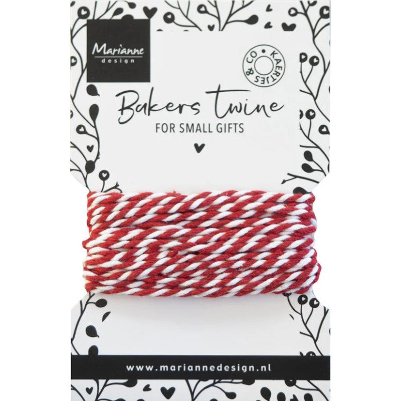 Marianne Design Bakers twine - red/white
