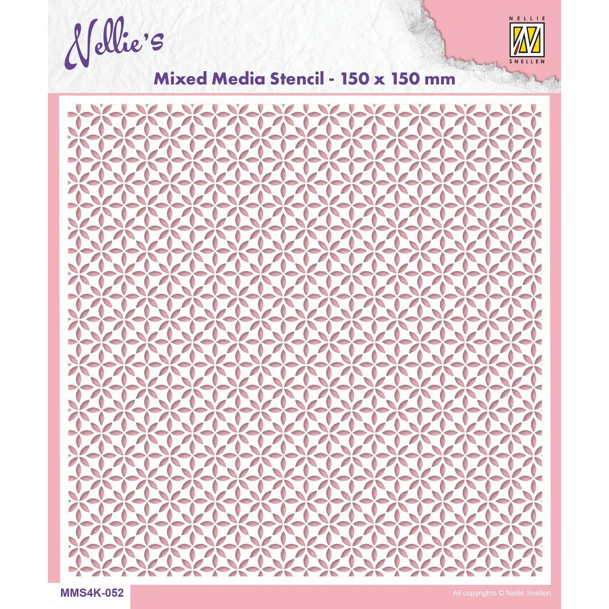 Mixed Media Stencil – Stars