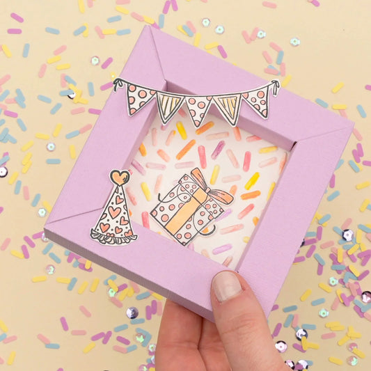 Mixed Media Stencil – Confetti Sprinkles