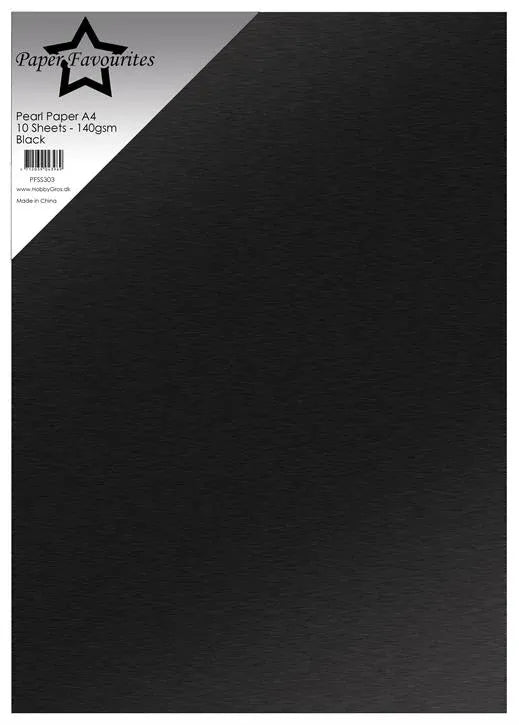 Paper Favourites Pearl Paper "Black"